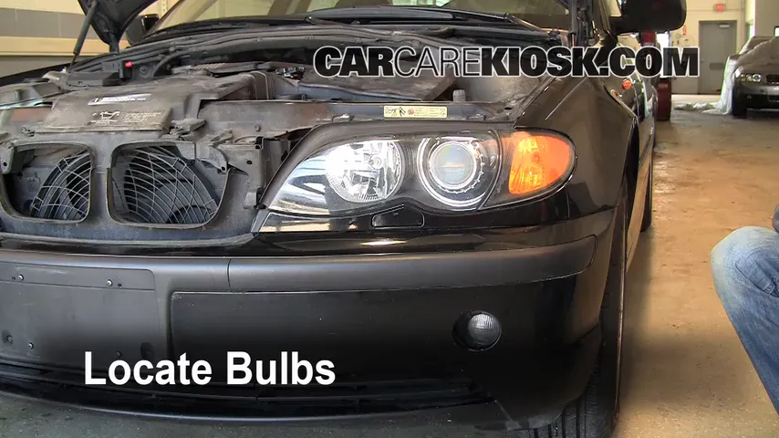 2002 BMW 325i 2.5L 6 Cyl. Sedan Lights Turn Signal - Front (replace bulb)